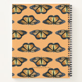 SpiralNotebook mit Monarch-Schmetterling-Design Notizblock (Rückseite)