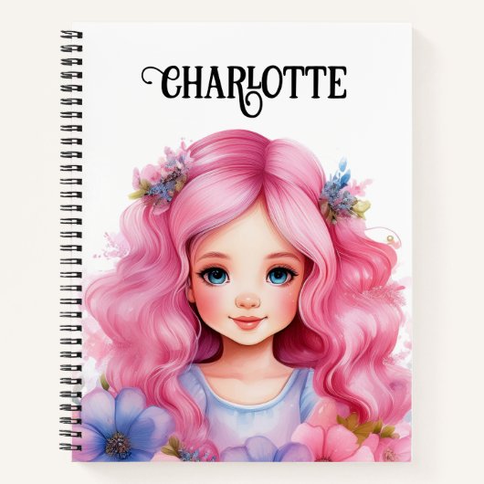 SpiralNotebook mit Namen Notizblock (Vorderseite)