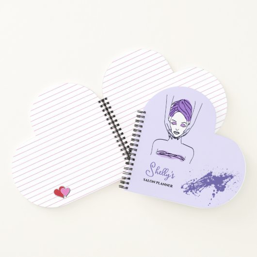 SpiralNotebook mit Salon Planner Notizblock (Innenseite)