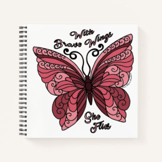 SpiralNotebook - mit schönen Wings Notizblock
