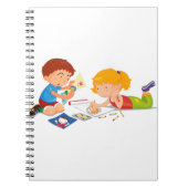 SpiralNotebook mit Schwarzweiß-Fotos Notizblock (Vorderseite)