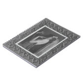 Spiralnotebook mit Vintager Tänzerin Notizblock (Linke Seite)