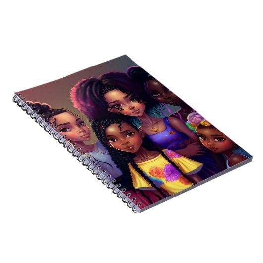 Spiralnotebook mit weichem Papier - Freunde Notizblock (Rechte Seite)