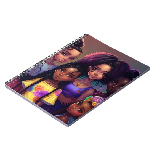 Spiralnotebook mit weichem Papier - Freunde Notizblock (Linke Seite)