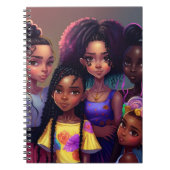 Spiralnotebook mit weichem Papier - Freunde Notizblock (Vorderseite)