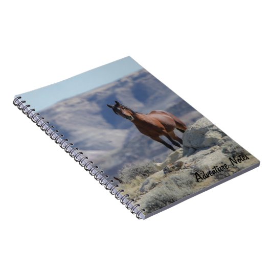 SpiralNotebook mit Wild Stallion Notizblock (Rechte Seite)