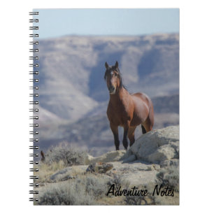 SpiralNotebook mit Wild Stallion Notizblock