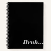 SpiralNotebook mit Worten Notizblock (Vorderseite)