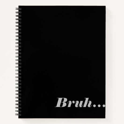 SpiralNotebook mit Worten Notizblock (Vorderseite)