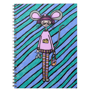 SpiralNotebook, Niedlichere Maus-Girl Notizblock