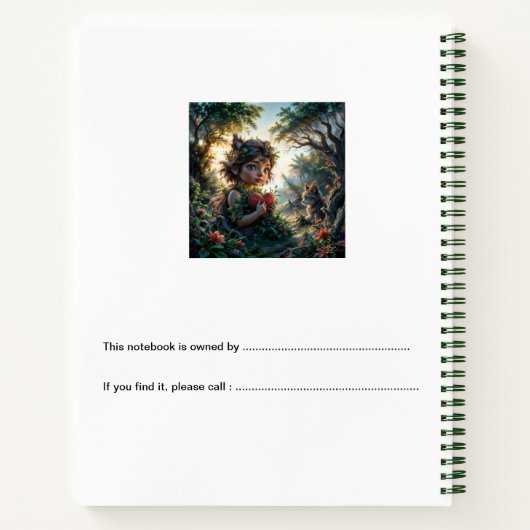 SpiralNotebook Notizblock (Rückseite)