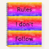 SpiralNotebook Notizblock (Vorderseite)