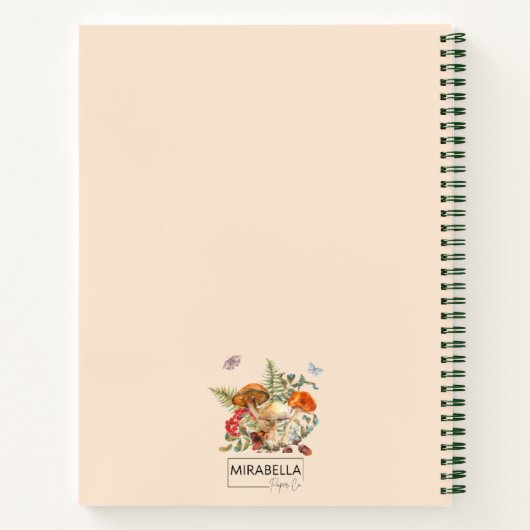 SpiralNotebook-PCs mit Kernausführung 8.5"x11" Notizblock (Rückseite)