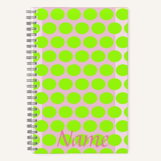 SpiralNotebook, Polka Dots Notizblock (Vorderseite)