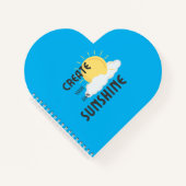 SpiralNotebook schaffen Sie Ihren Sonnenschein Notizblock (Vorderseite)