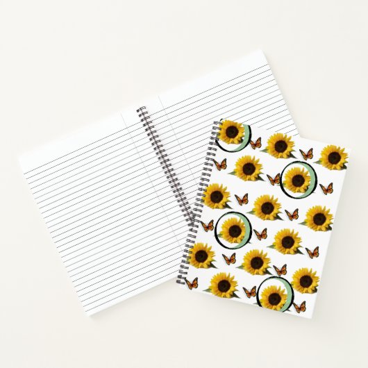 SpiralNotebook-Sonnenblume Notizblock (Innenseite)