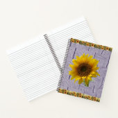 SpiralNotebook-Sonnenblume Notizblock (Innenseite)