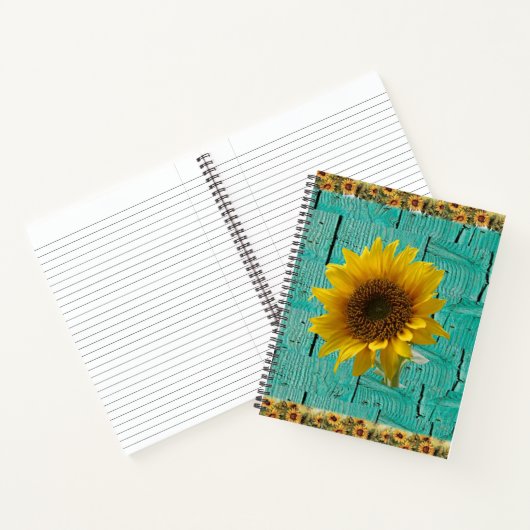 SpiralNotebook-Sonnenblume Notizblock (Innenseite)