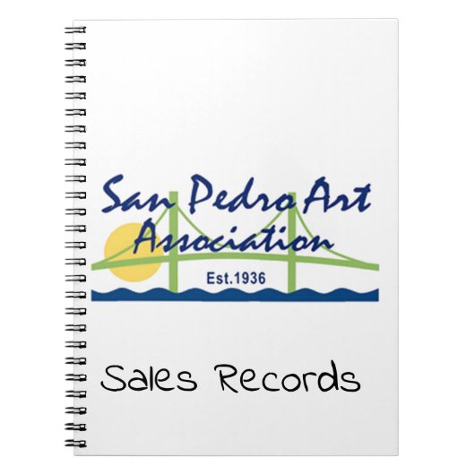 SpiralNotebook - SPAA-Logo mit Text Notizblock (Vorderseite)