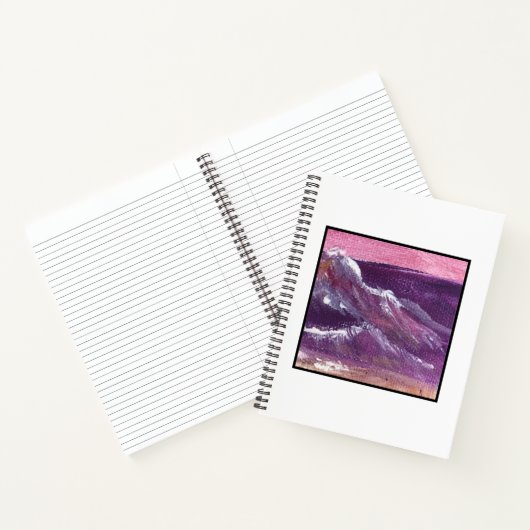 SpiralNotebook "Sunset Wave" Notizblock (Innenseite)