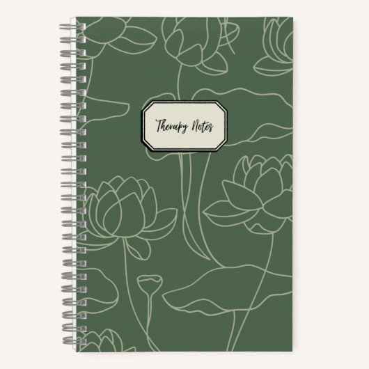 SpiralNotebook, Therapeut-Notebook Notizblock (Vorderseite)