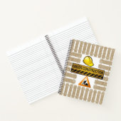 SpiralNotebook unter Konstruktion Notizblock (Innenseite)