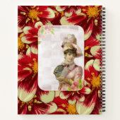 SpiralNotebook Viktorianische Frau Notizblock (Rückseite)