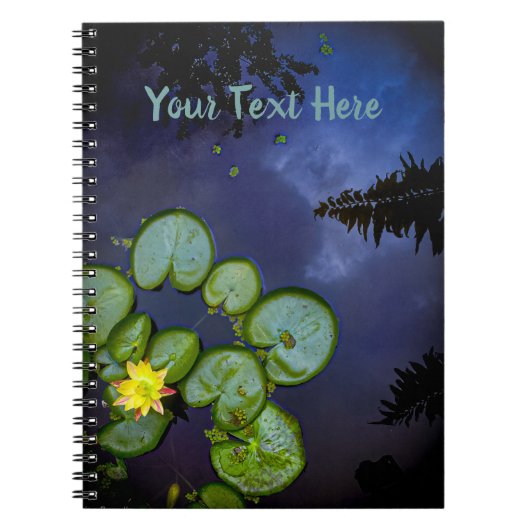 SpiralNotebook "Water Lily" Notizblock (Vorderseite)