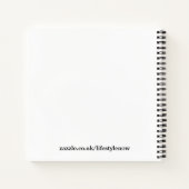 SpiralNotebook - Whimsical Toskana Rooster Pose Notizblock (Rückseite)