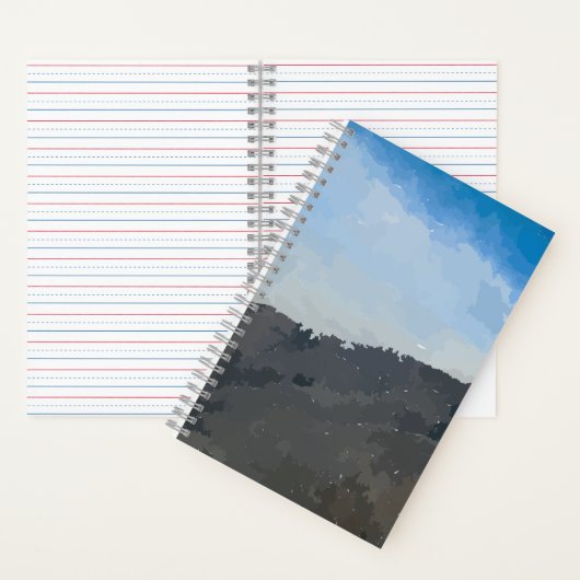 SpiralNotebook-Wüste Notizblock (Innen)