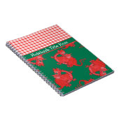 SpiralNotebook zum Personalisieren: Niedliche rote Notizblock (Rechte Seite)