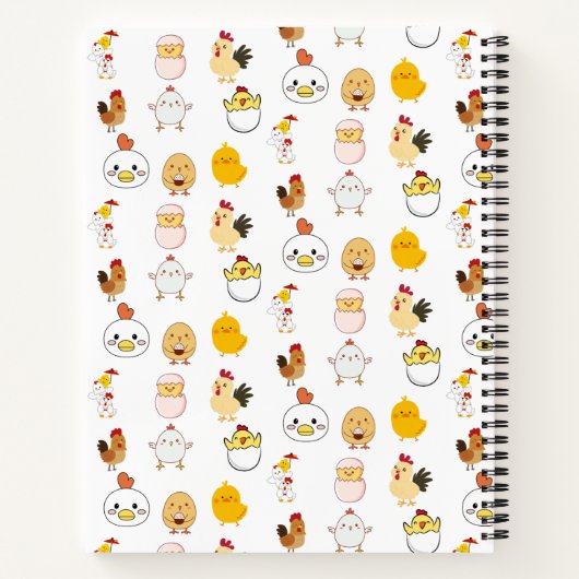 Spiralnotenbuch Notizblock (Rückseite)