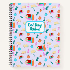 Spiralnotizblock | Gemütliche Buchliebhaber im Lil Notizblock