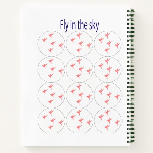 Spiralnotizblock Notizblock (Rückseite)