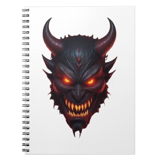 Spiralnotizbuch-Daemon Notizblock (Vorderseite)