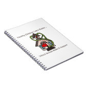 Spiralnotizbuch der Schule Krankenschwester. Notizblock (Rechte Seite)