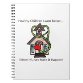 Spiralnotizbuch der Schule Krankenschwester. Notizblock (Vorderseite)