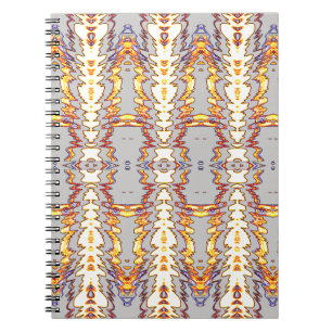 Spiralnotizbuch, Lebendiges mehrfarbiges trendiges Notizblock