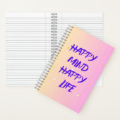 Spiralnotizbuch – Motivationsjournal Notizblock (Innen)