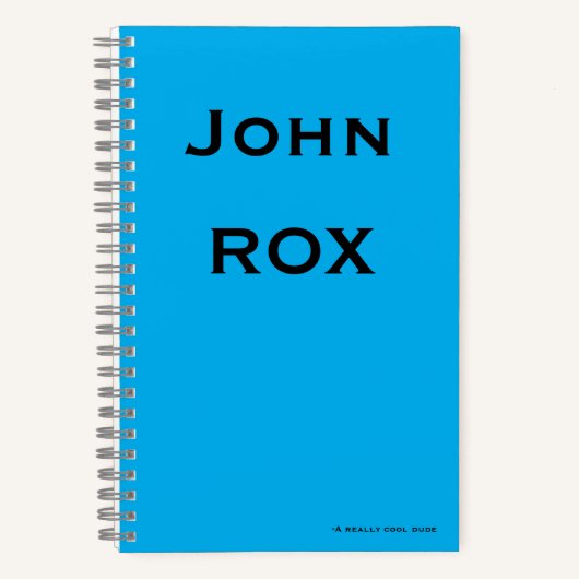 Spiralnotizbuch Notizblock (Vorderseite)