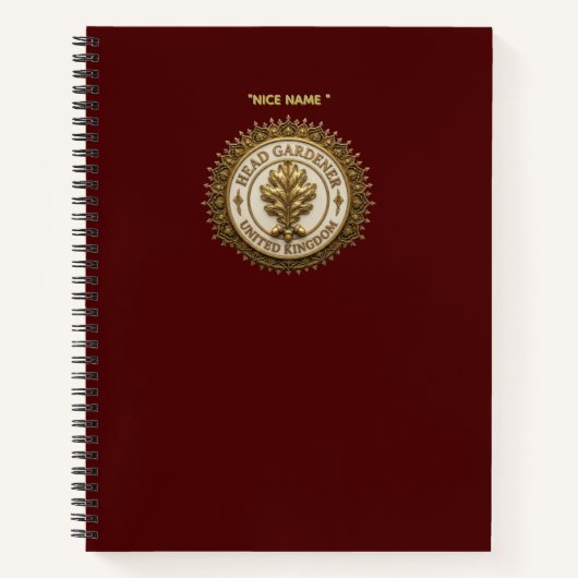 Spiralnotizbuch Notizblock (Vorderseite)