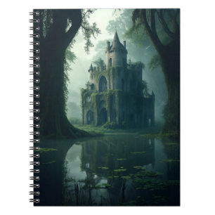 Spiralnotizbuch Schloss des verbotenen Sumpfes Notizblock
