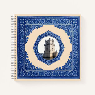 Spiralnotizbuch "Torre de Belém": Die Seele Lissab Notizblock