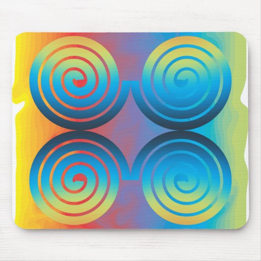 SPIRALPATTER MOUSEPAD (Vorne)