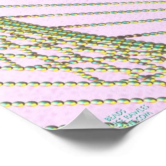 Spiralperlen Poster (Ecke)