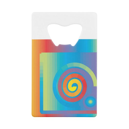 SPIRALPLATZ GELDBEUTEL FLASCHENÖFFNER (Vorderseite)