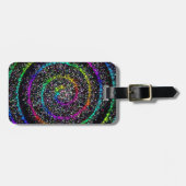 Spiralpunkte Gepäckanhänger (Vorderseite horizontal)