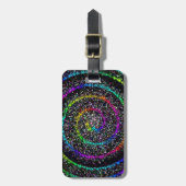 Spiralpunkte Gepäckanhänger (Vorderseite vertikal)