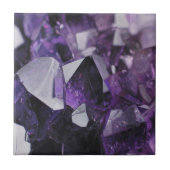 Spiralquarz Heilung ganzheitlich lila Amethyste Fliese (Vorderseite)