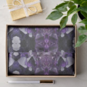 Spiralquarz Heilung ganzheitlich lila Amethyste Seidenpapier (Geschenk)